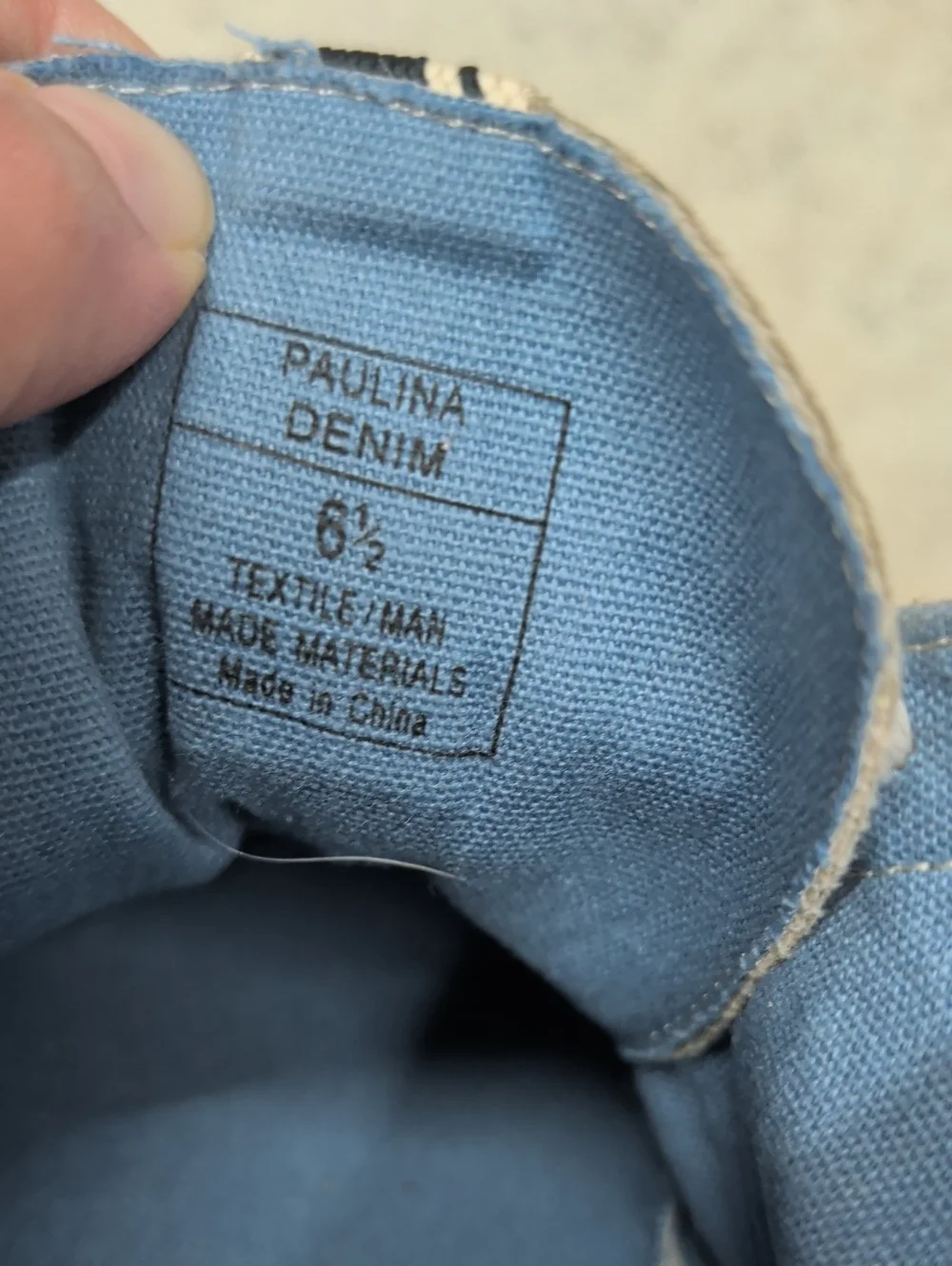 Shu Shop Paulina blue denim high top  Star sneaker
